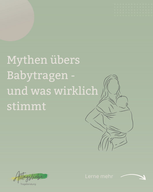 Mythen übers Babytragen