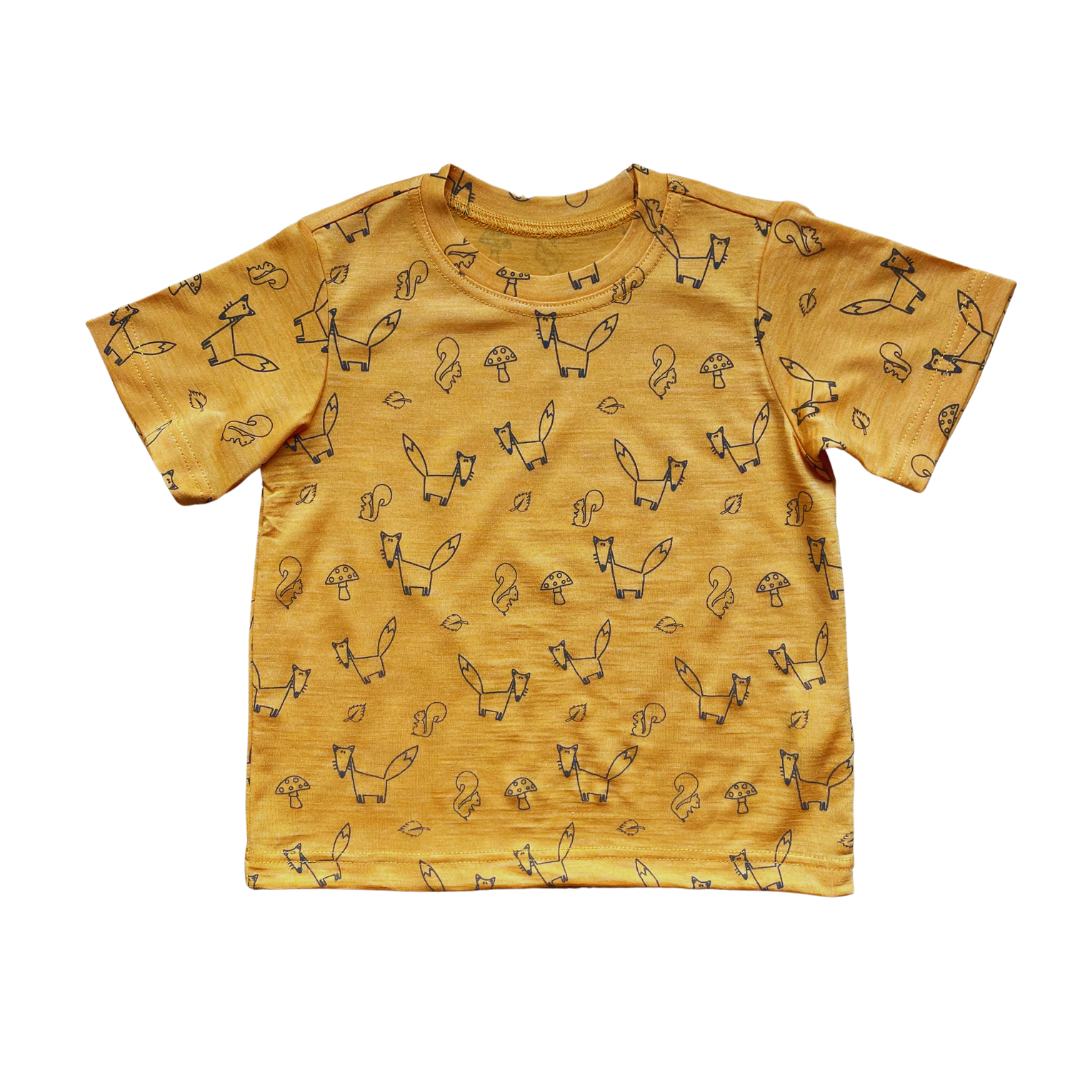 T-Shirt - Merinowolle & Seide (bio/GOTS)