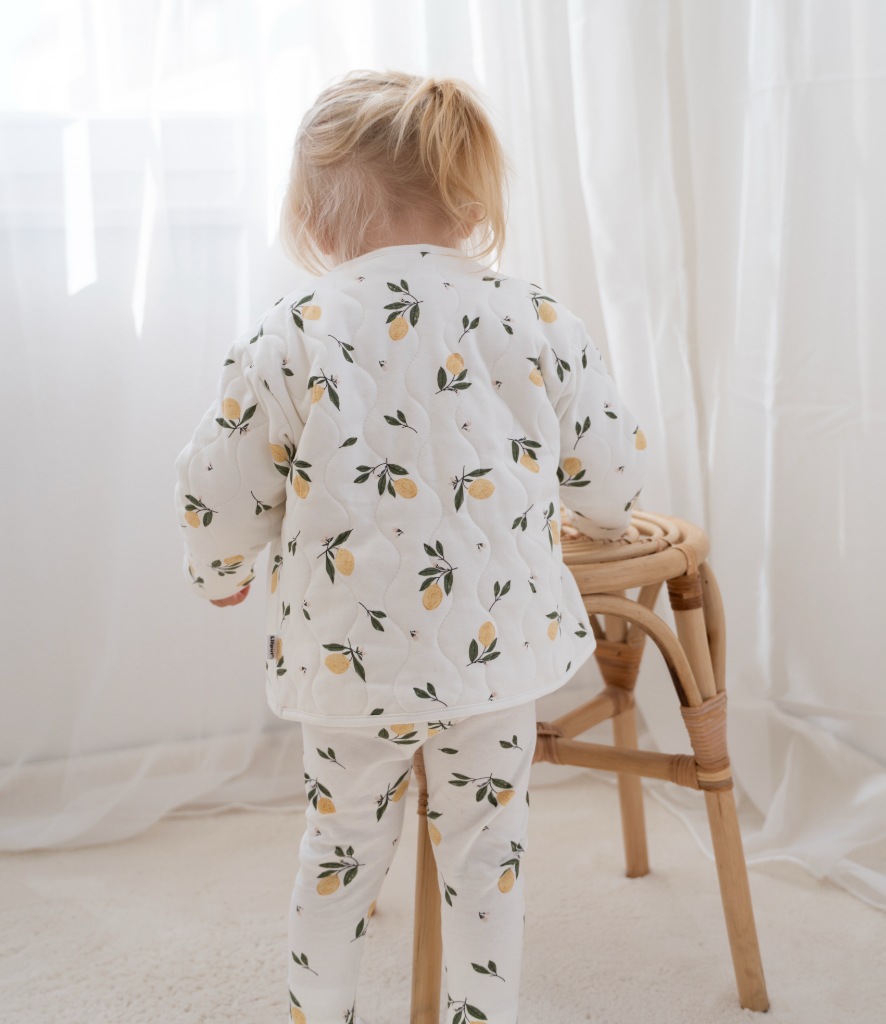 Leggings mit Zitronenprint