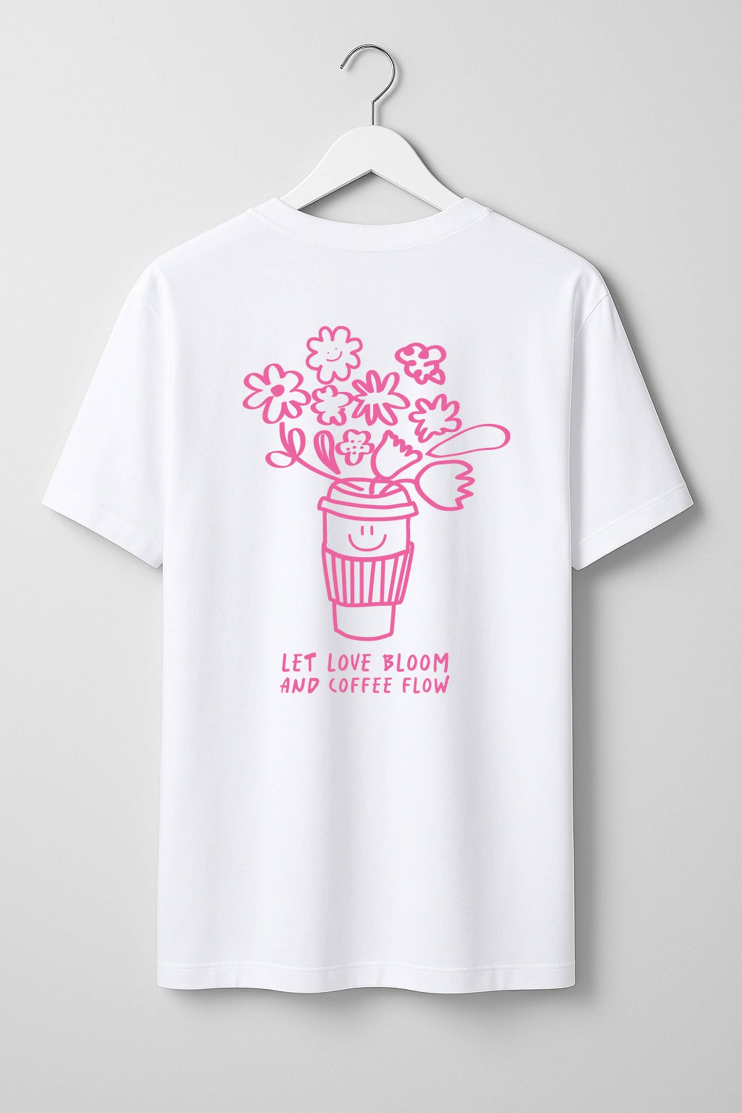Erwachsenen T-Shirt Let love Bloom