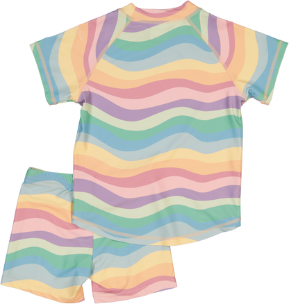 UV-Set mit Kurzarmshirt und Shorts