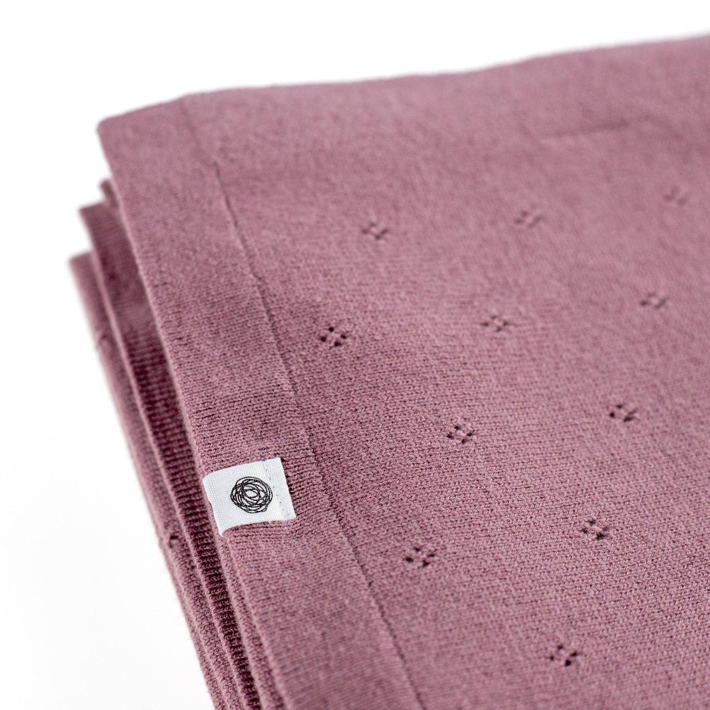 Wollen Babydecke - Pointelle Gestrickt - Merinowolle