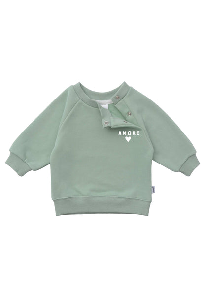 2tlg. Set mit Sweatshirt "amore" und Leggings