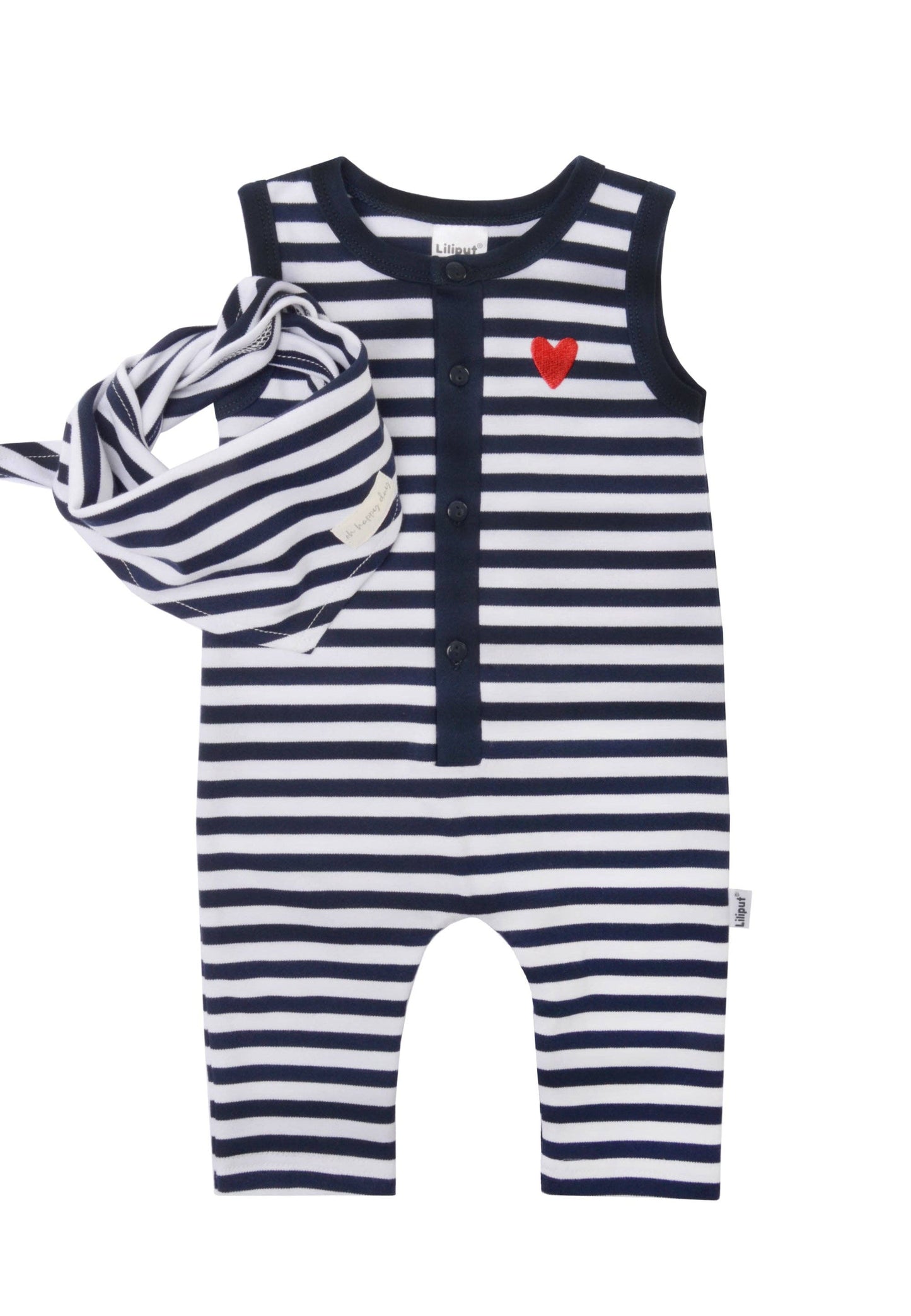 Jumpsuit mit passendem Halstuch