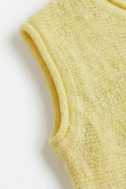 Merinowolle gestrickte Baby-Weste