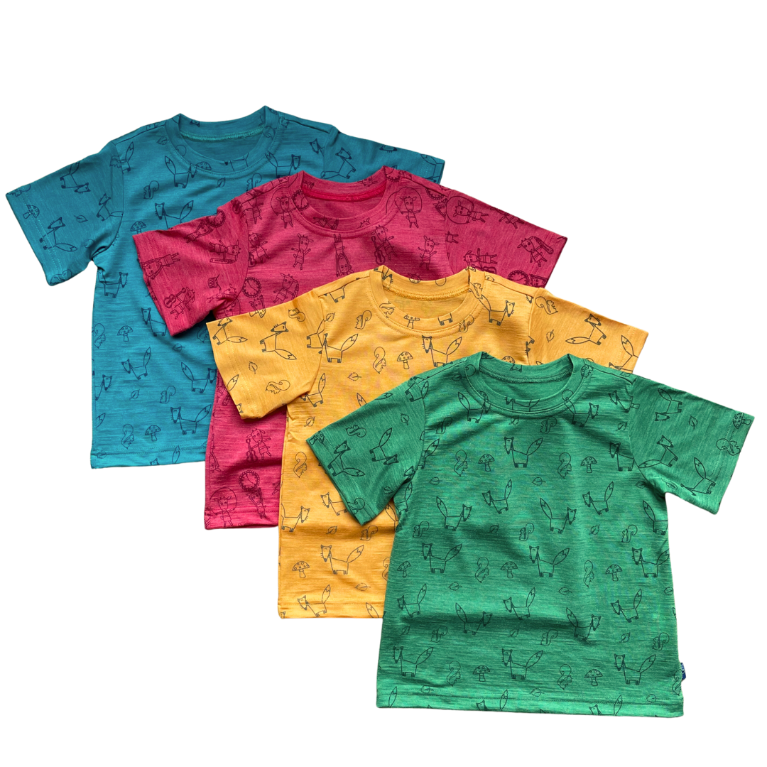 T-Shirt - Merinowolle & Seide (bio/GOTS)