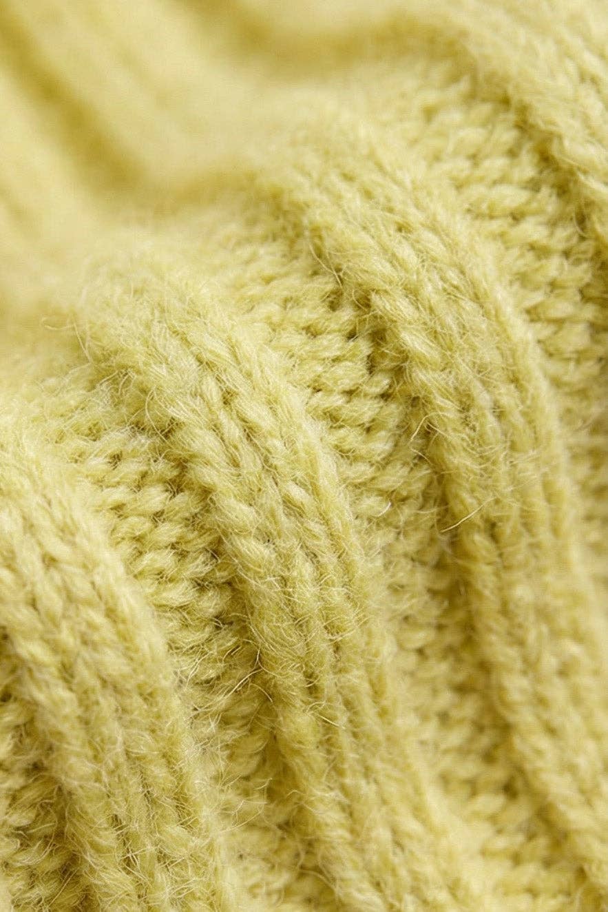 Merinowolle Gestrickte Babymütze