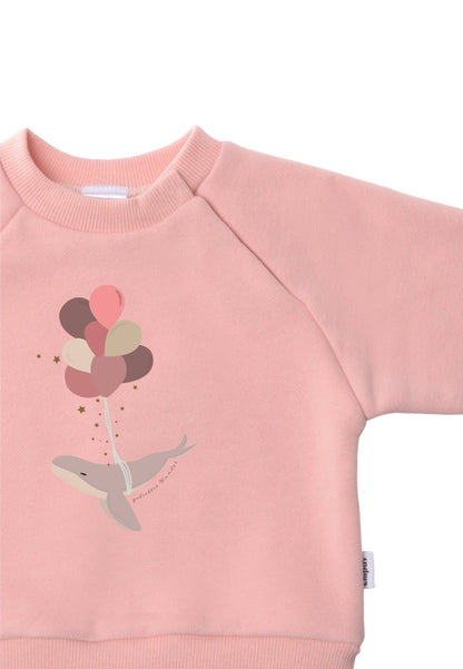 Sweatshirt in dusty pink "Wal"